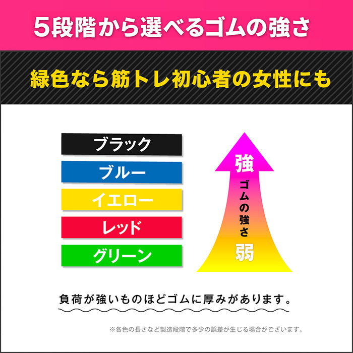 SPALTAX トレーニングチューブ強度別5本セット|カラダノミライ自然通販【公式】