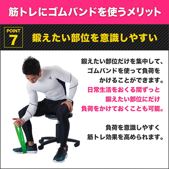 SPALTAX トレーニングチューブ強度別5本セット|カラダノミライ自然通販【公式】