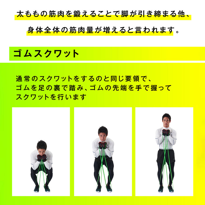 トレーニングチューブ 強度別5本セット｜カラダノミライ自然通販