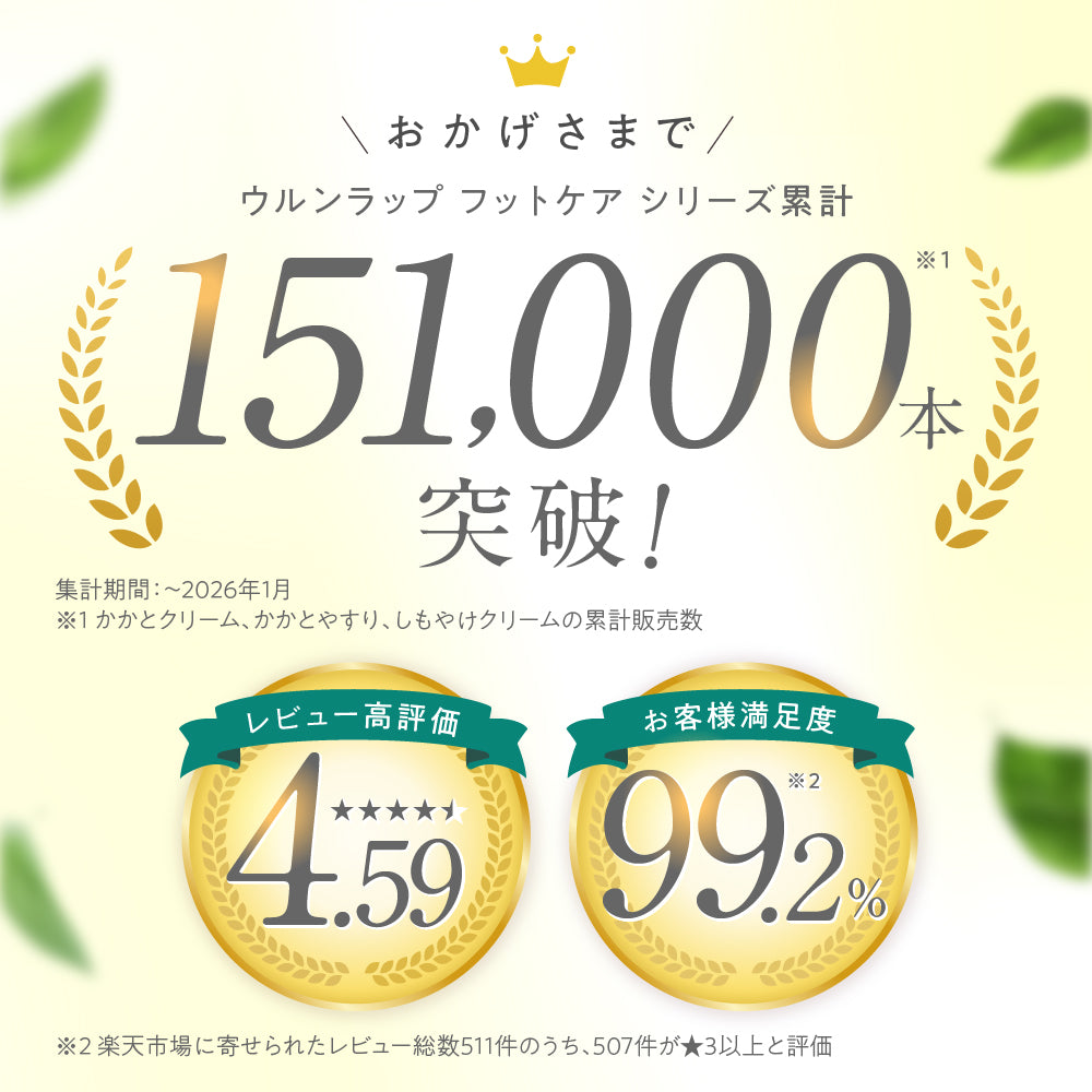 ウルンラップ かかとクリーム 無香料 50グラム｜カラダノミライ自然通販【公式】
