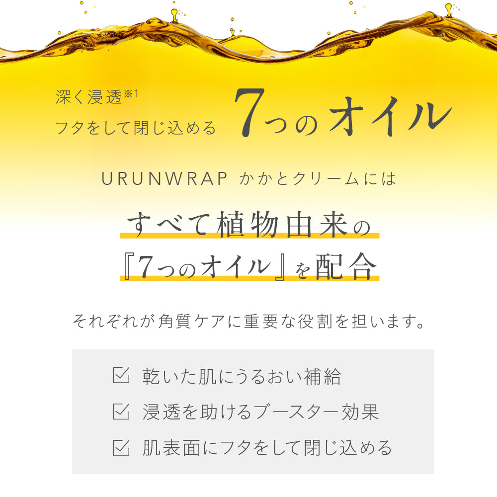 ウルンラップ かかとクリーム 無香料 50グラム｜カラダノミライ自然通販【公式】
